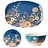 Rice! Flower Collage Plate rectangular - dinner / Bowl M