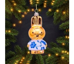 Vondels Amsterdam Schitterend kerstornament Nijntje delftsblauw