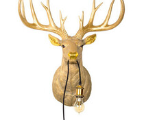 Kitchen Trend Prachtige lamp hert | goudkleurig