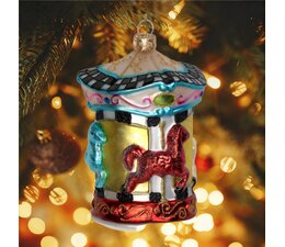 Lieflijke Carroussel Kerstornament