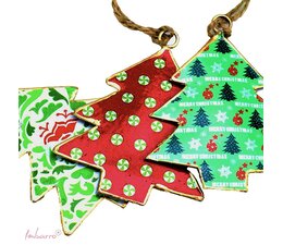 Imbarro Fraaie metalen hangers "Tree Beauty"