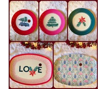 Rice! Heerlijk vrolijke Gebaksbordjes & Rechthoek kerst | assorti