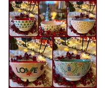 Rice! Heerlijk vrolijke kommen kerst | assorti