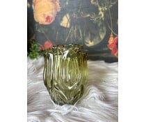 Colmore by Diga Fraaie tulpen lichthouders groen glas