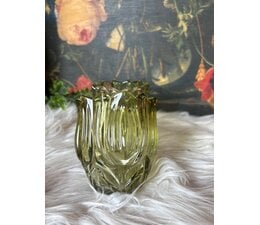 Colmore by Diga Fraaie tulpen lichthouders groen glas