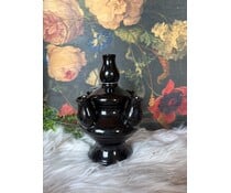 Housevitamin Fraaie tulpenvaas zwart glans