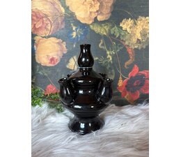 Housevitamin Fraaie tulpenvaas zwart glans