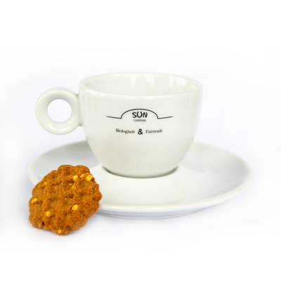 Coffee cup and saucer set - 24 pieces