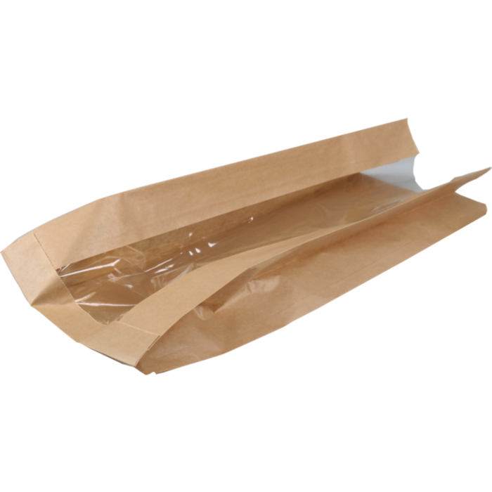 Brown paper window bags