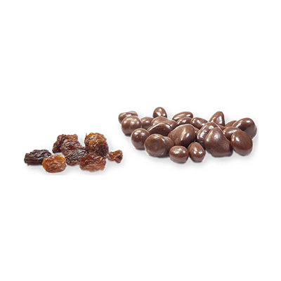 Raisins* - oatmilk chocolate*