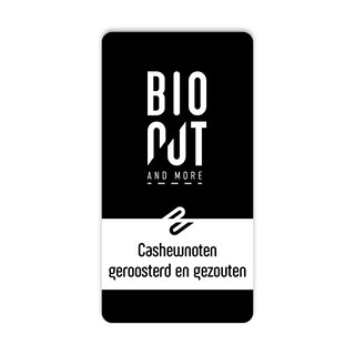 BIONUT - cashewnoten* - geroosterd & gezouten - 6 x 500 gr.