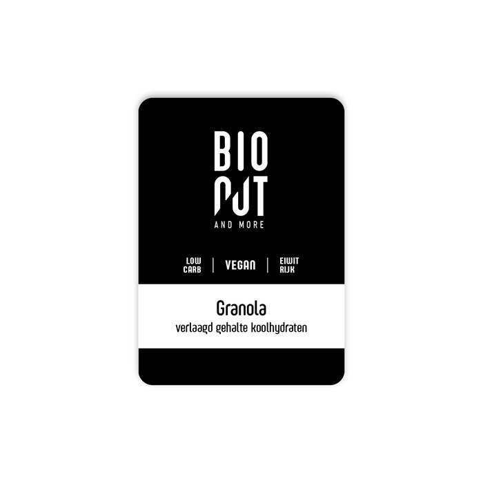 BIONUT - Granola* - lowcarb/proteinrich - VEGAN - 6 x 400 gr