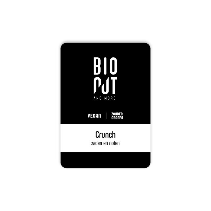 BIONUT - Crunch* - zaden & noten graanvrij - VEGAN - 6 x 400 gr