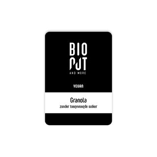 BIONUT - Granola*- zonder toegevoegde suiker - VEGAN - 6 x 400 gr