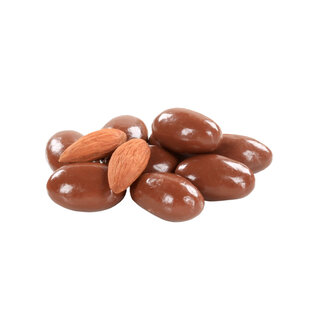 Geroosterde amandelen* - havermelkchocolade*