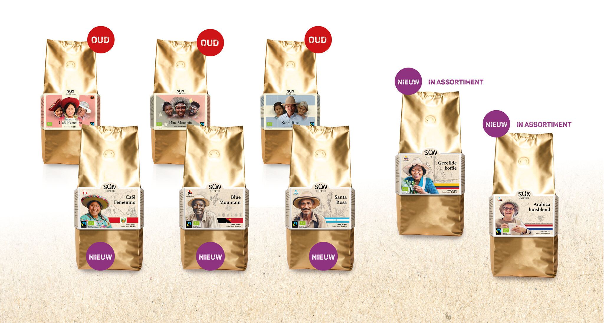 SUN coffee: Verfrissend redesign & twee nieuwe koffievariaties