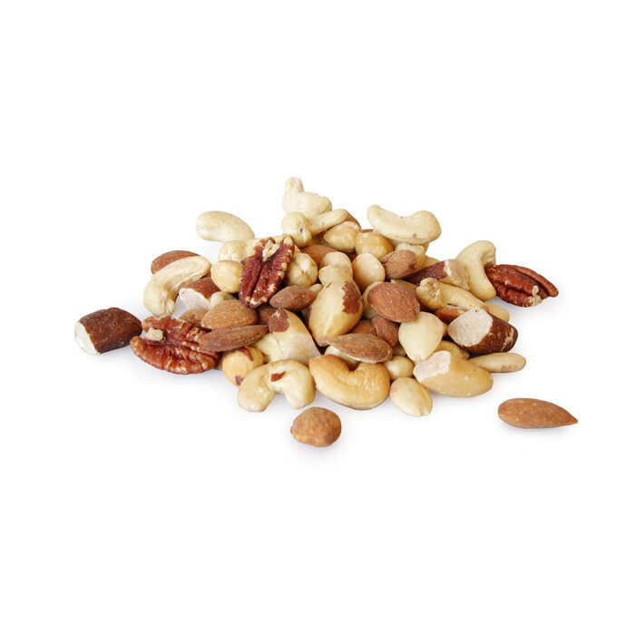 Mixed nuts - dry roasted* (without Brazil nuts)