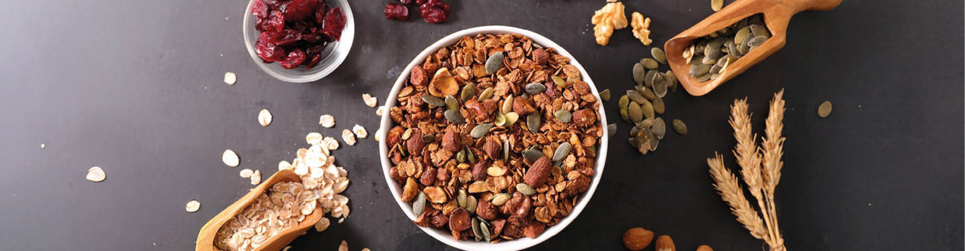 Ons granola assortiment – nu vegan