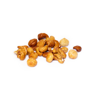 Cashew-macadamiamix* - honing geroosterd