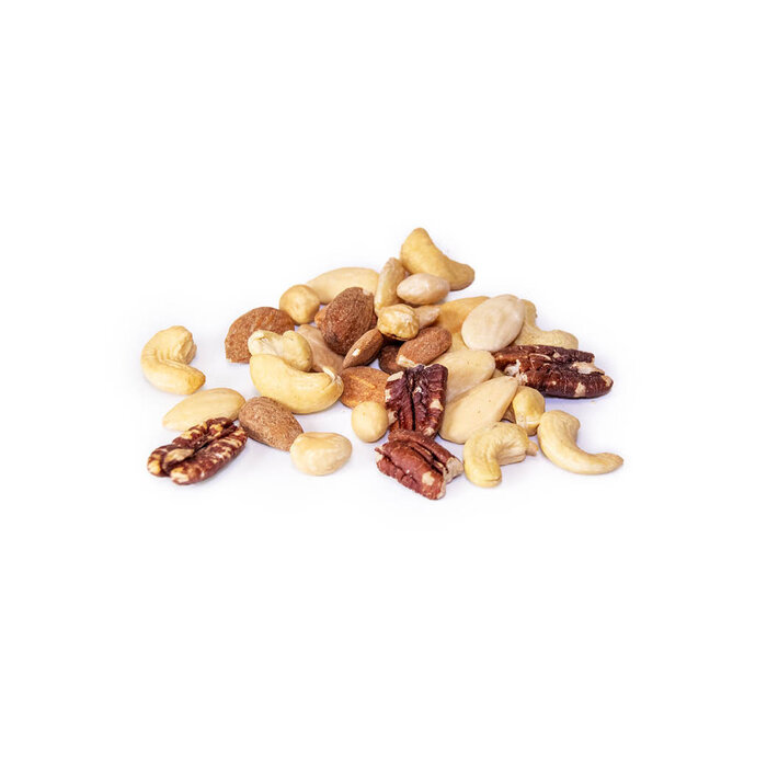 Mixed nuts - dry roasted* (without Brazil nuts)