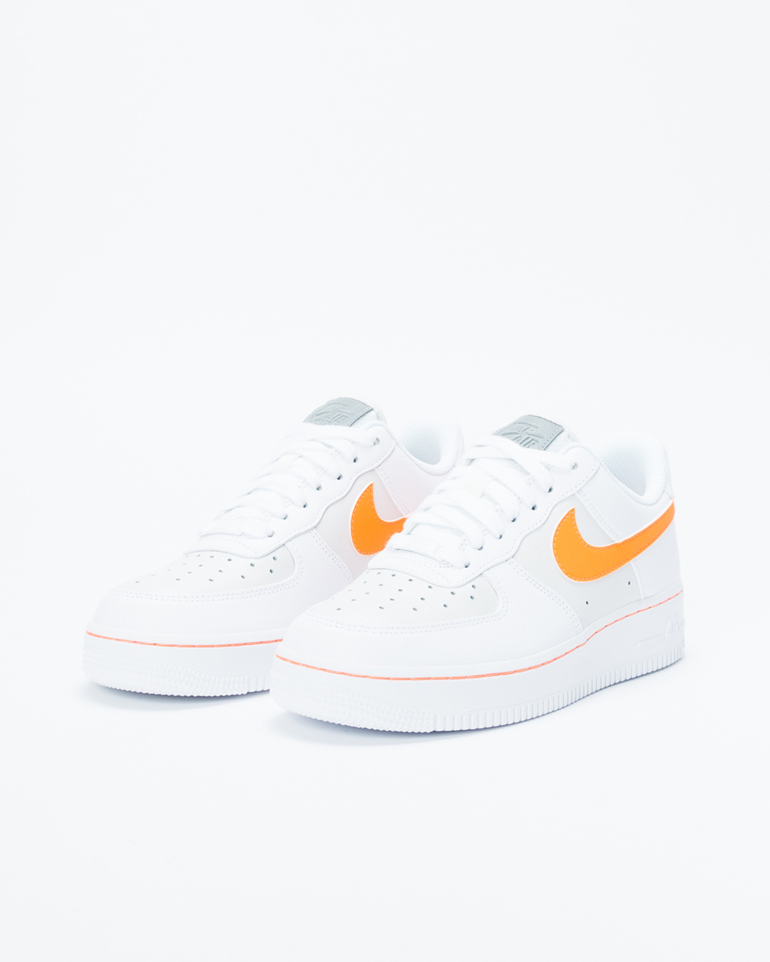 nike air force 1 white with orange