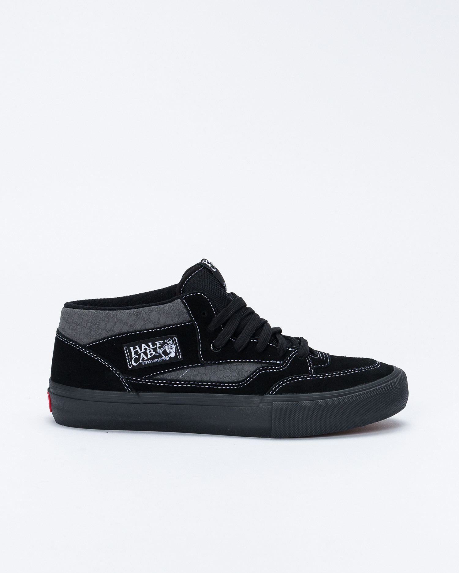 vans half cab black grey 