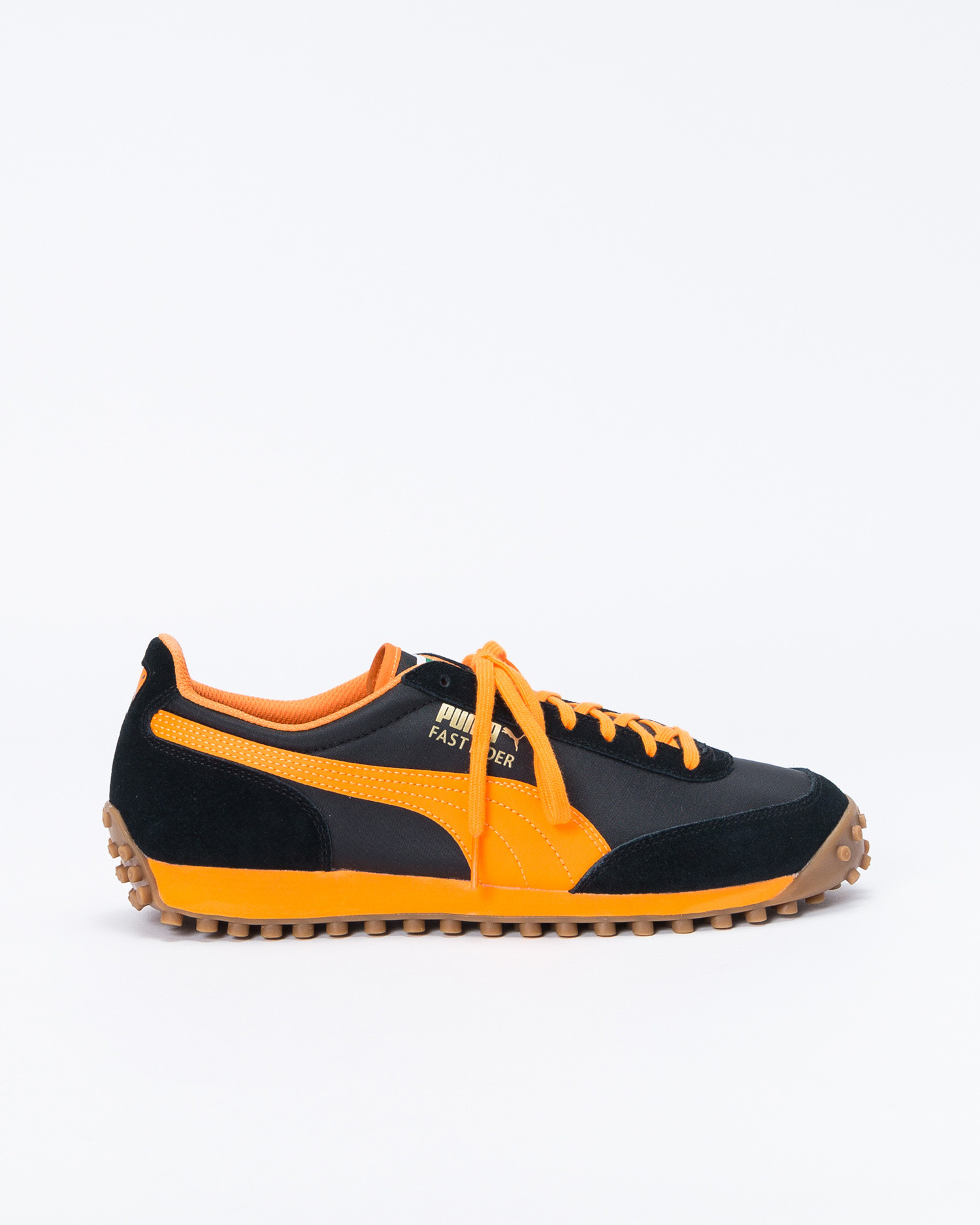 black and orange puma