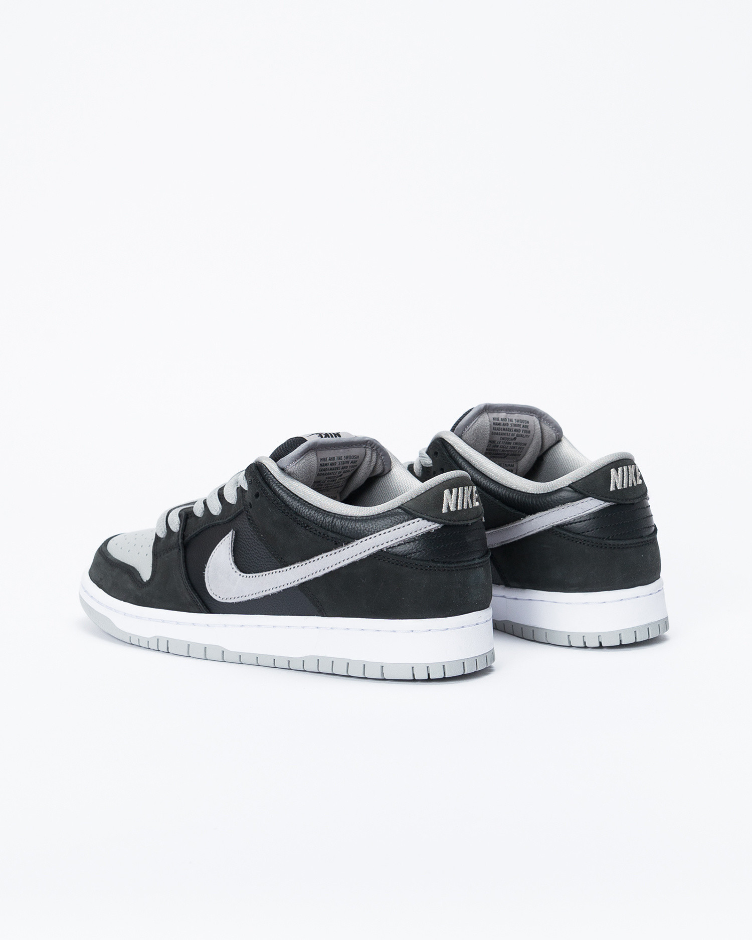 nike sb dunk low pro black medium grey