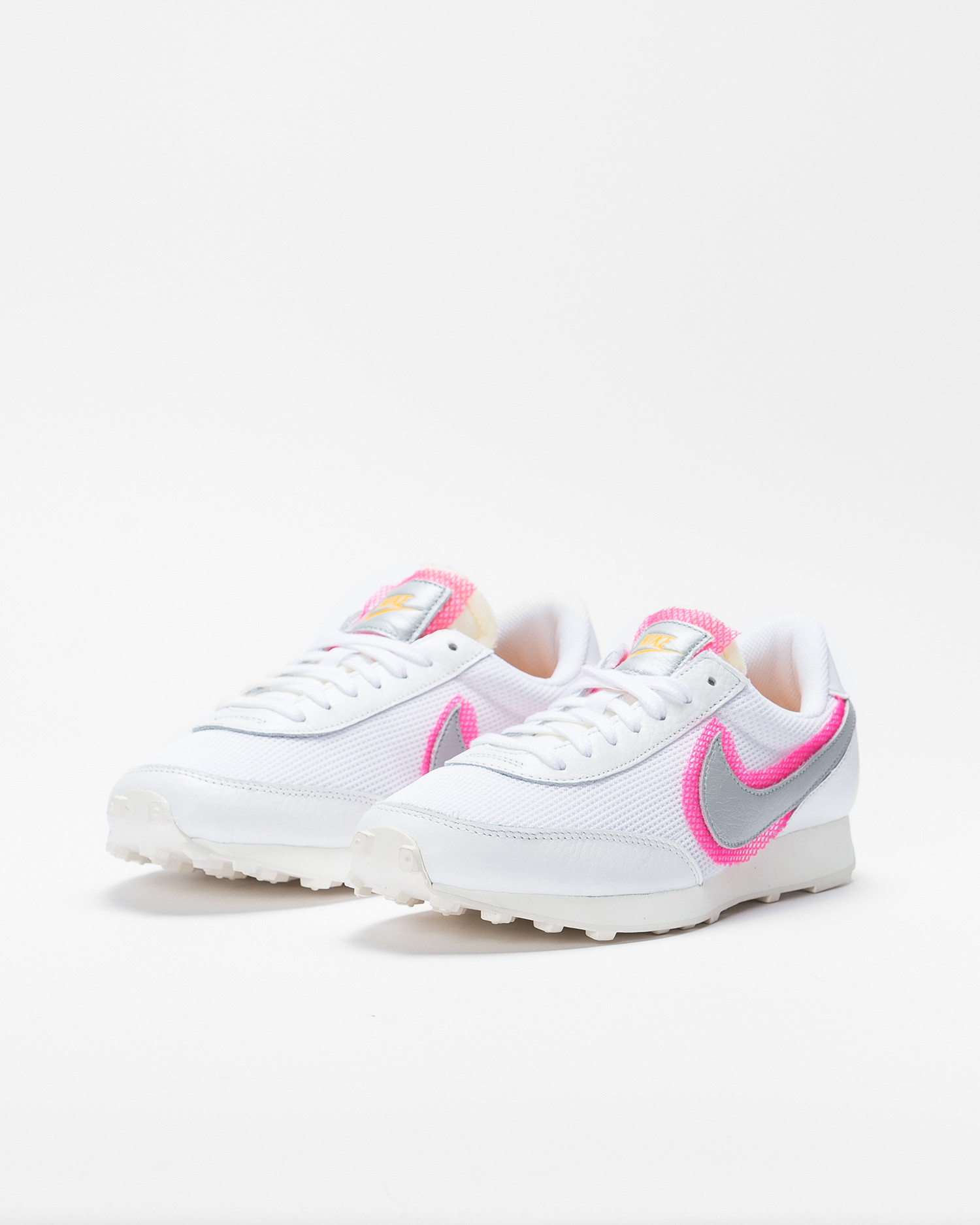 pink and silver nikes