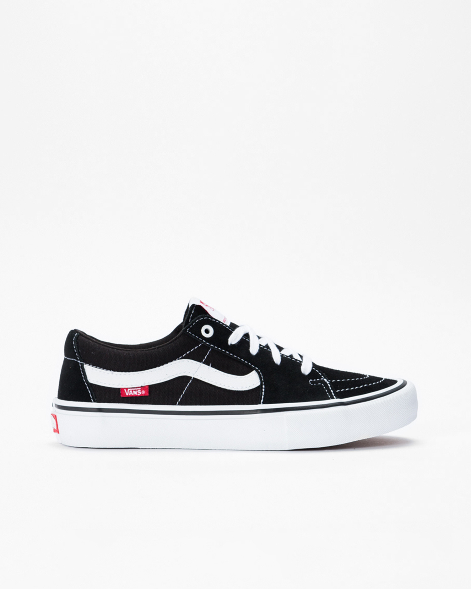 vans sk8 low black white