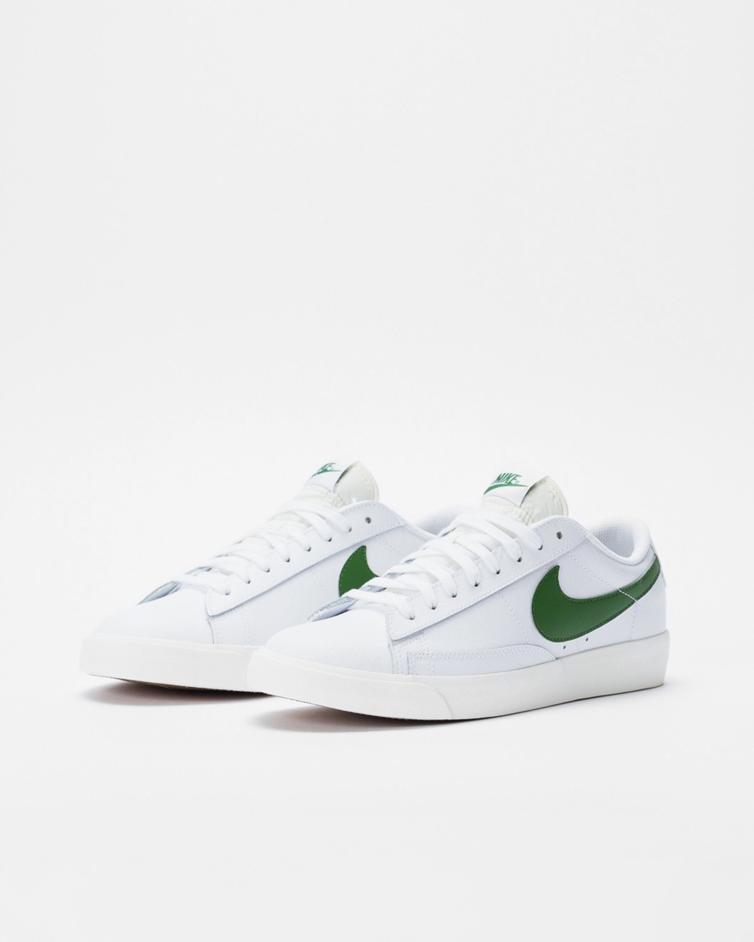 nike blazer low leather forest green
