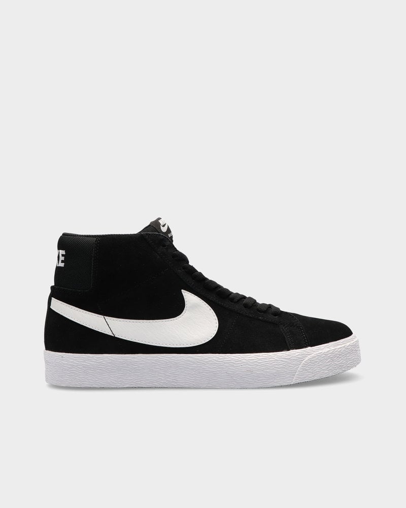 nike sb blazer mid black white