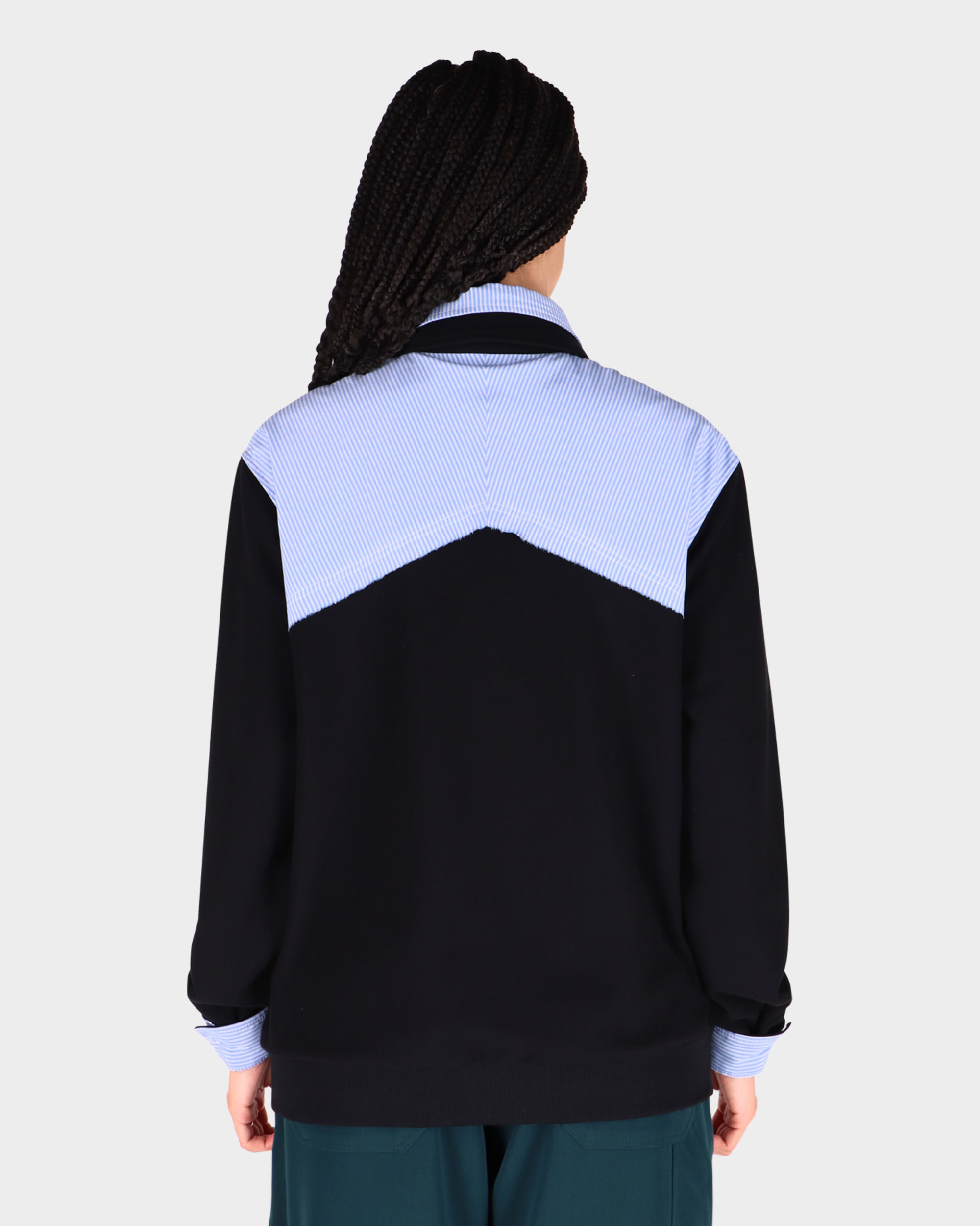 Neige Shirt Top Black/Blue