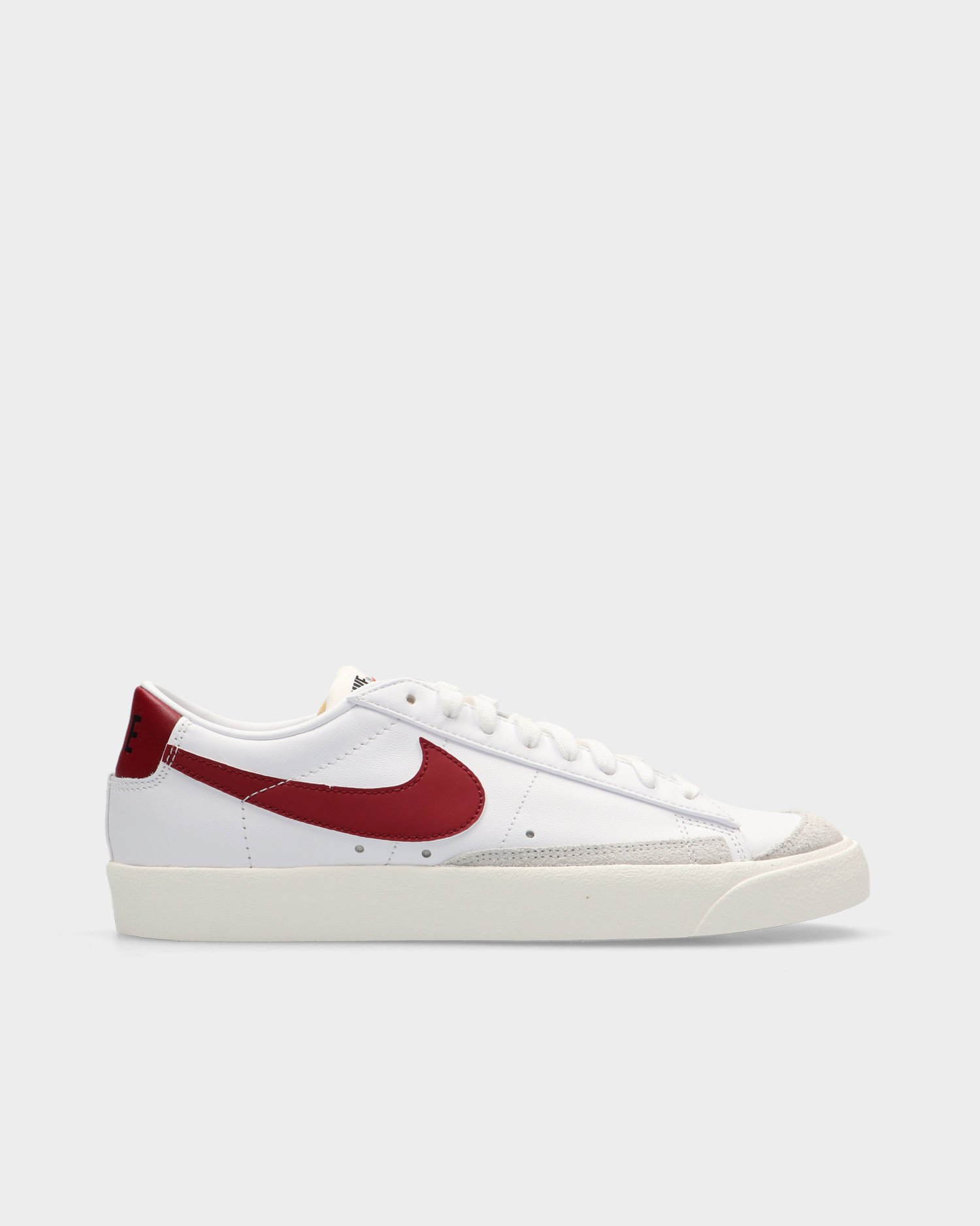 nike blazer low white and red