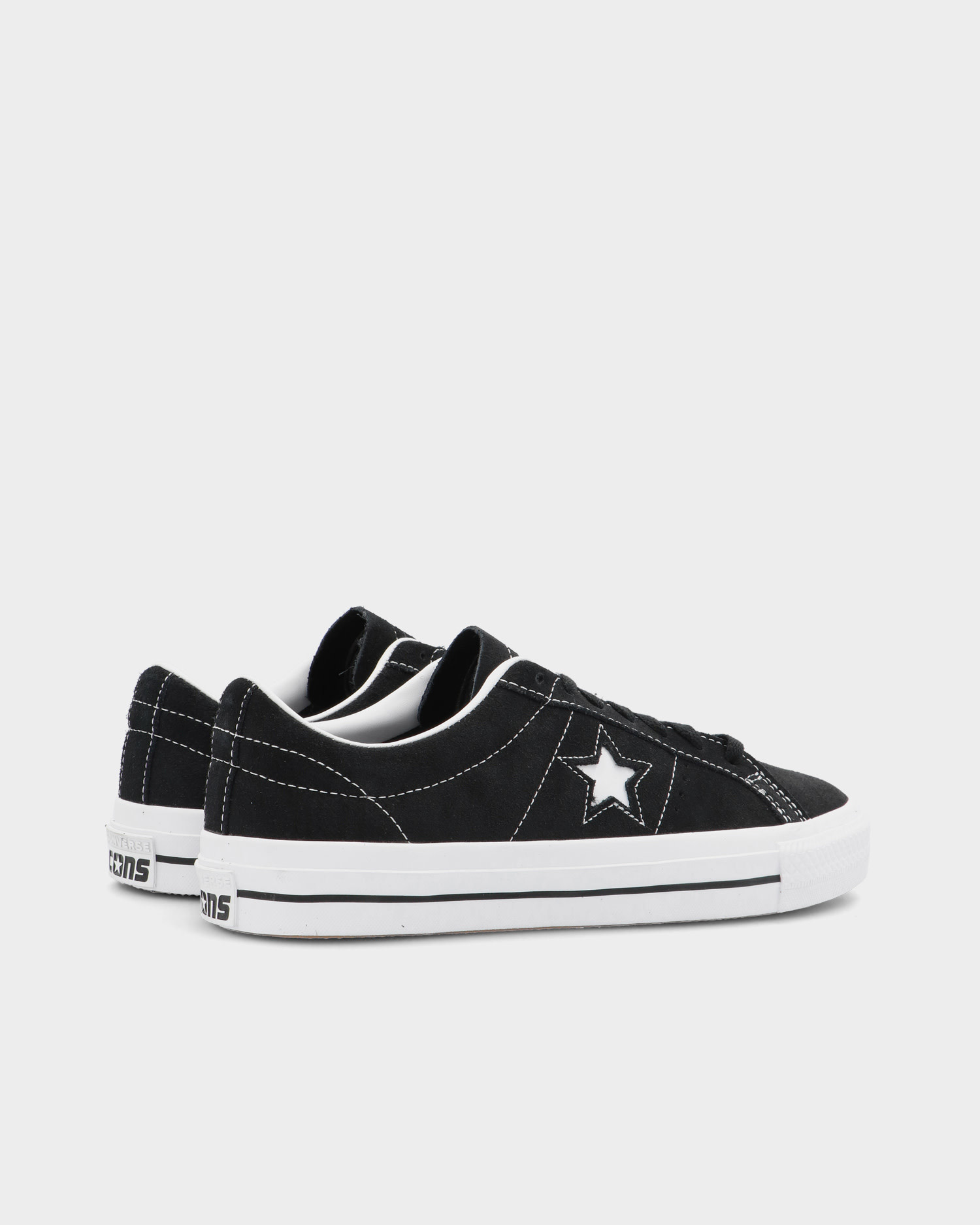 black one star converse