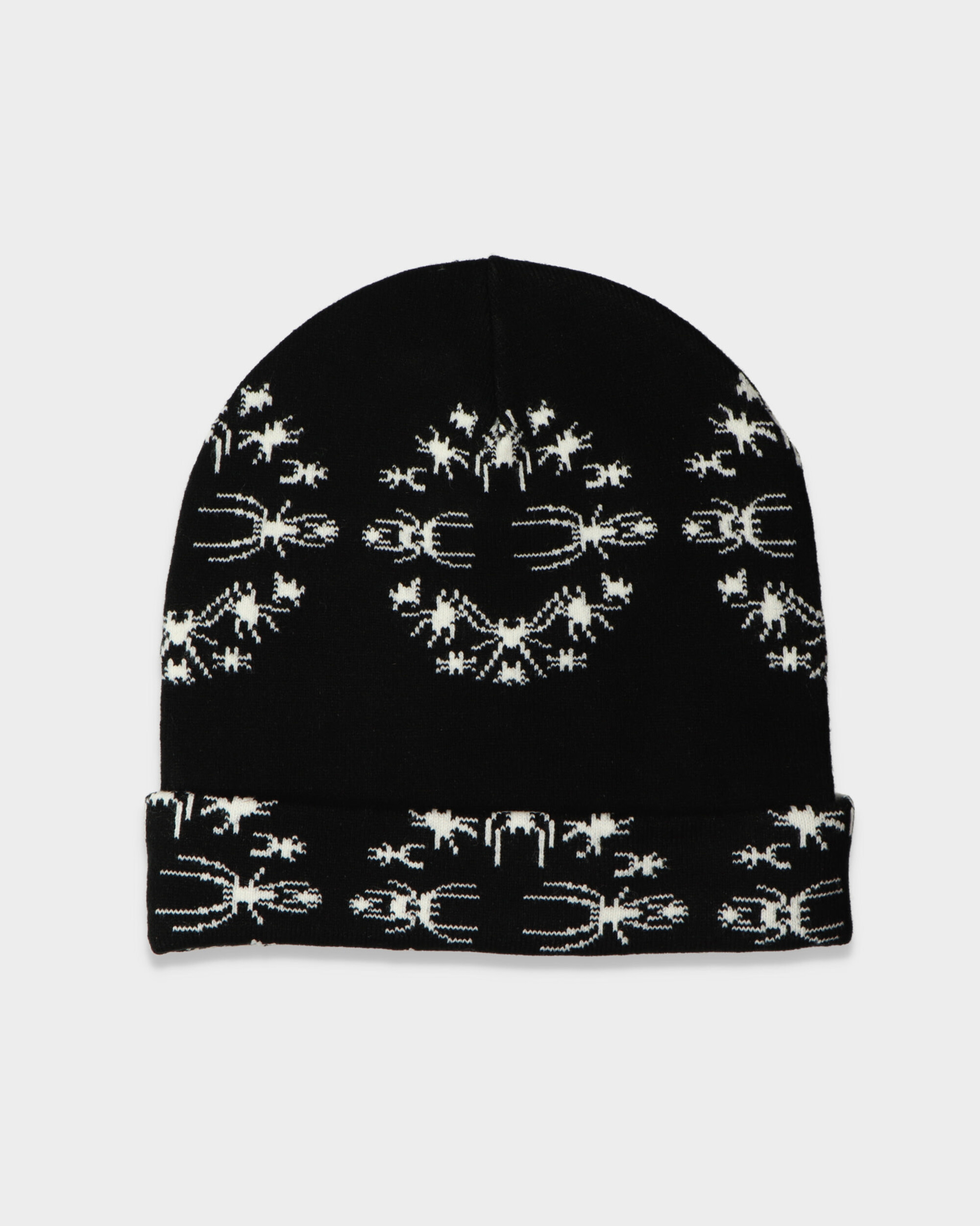 Fucking Awesome Spider Stamp Cuff Beanie Black