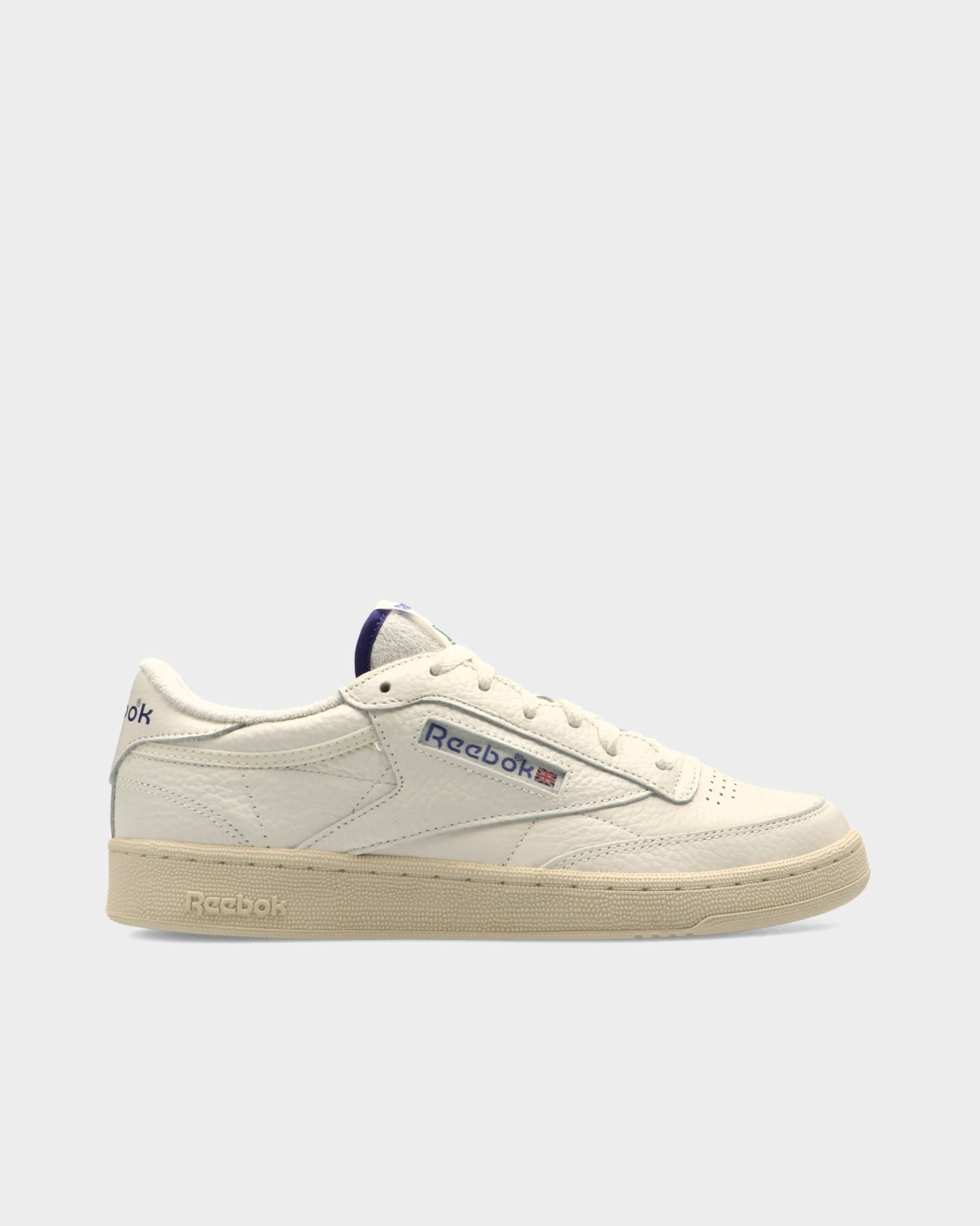 Reebok  Club c 85 Terry Tongue Chalk/Alabaster/Bold Purple