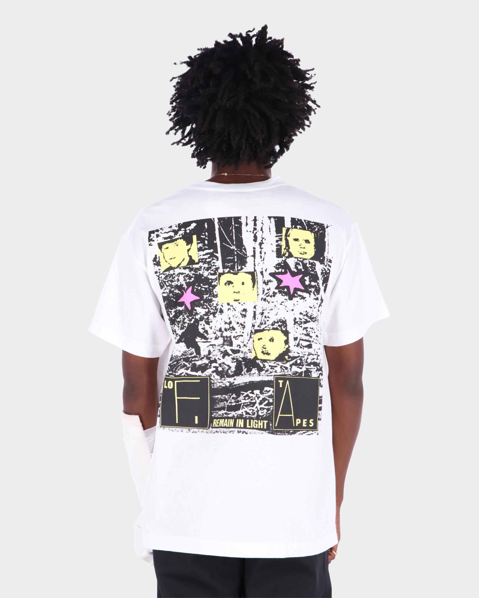 Lo-Fi Remain In Light Tee White