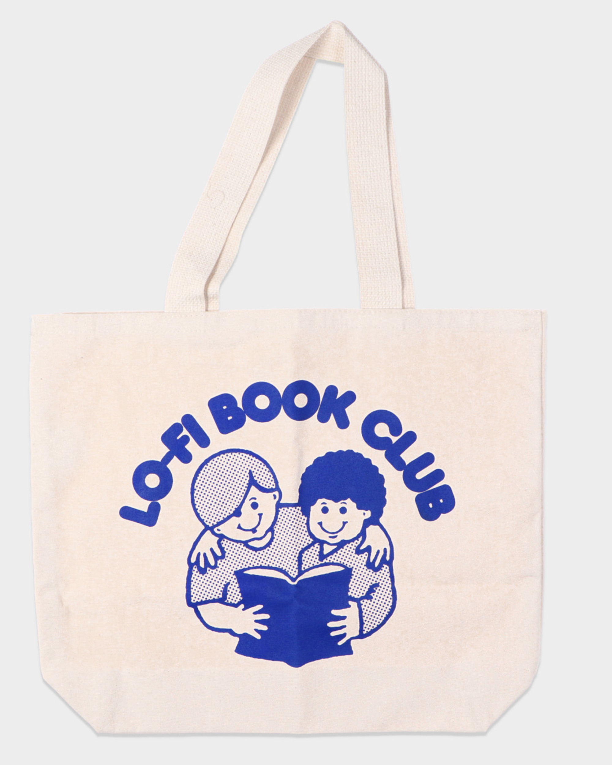 Lo-Fi Book Club Tote Bag Canvas