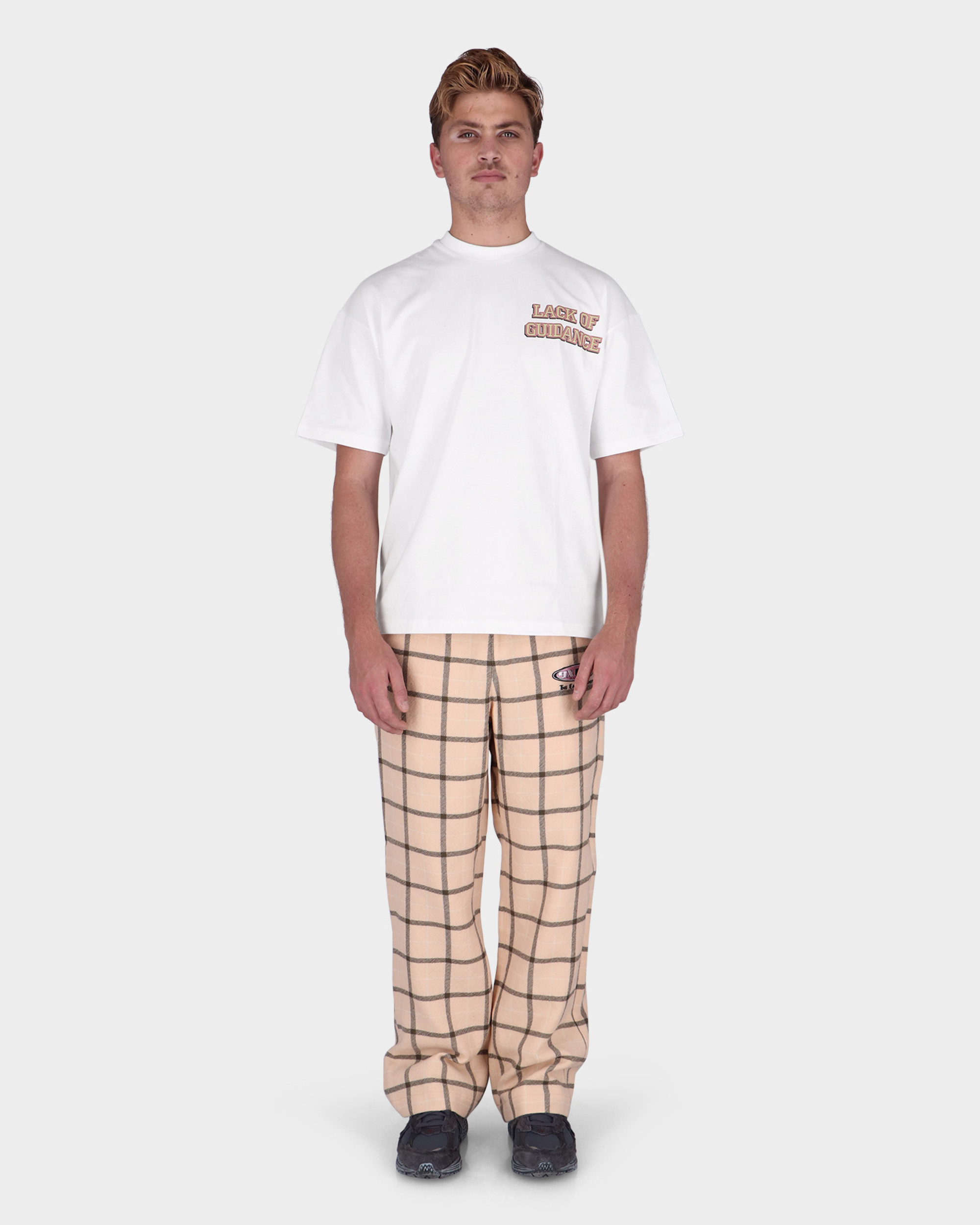 Paccbet Wool Pants Woven Beige