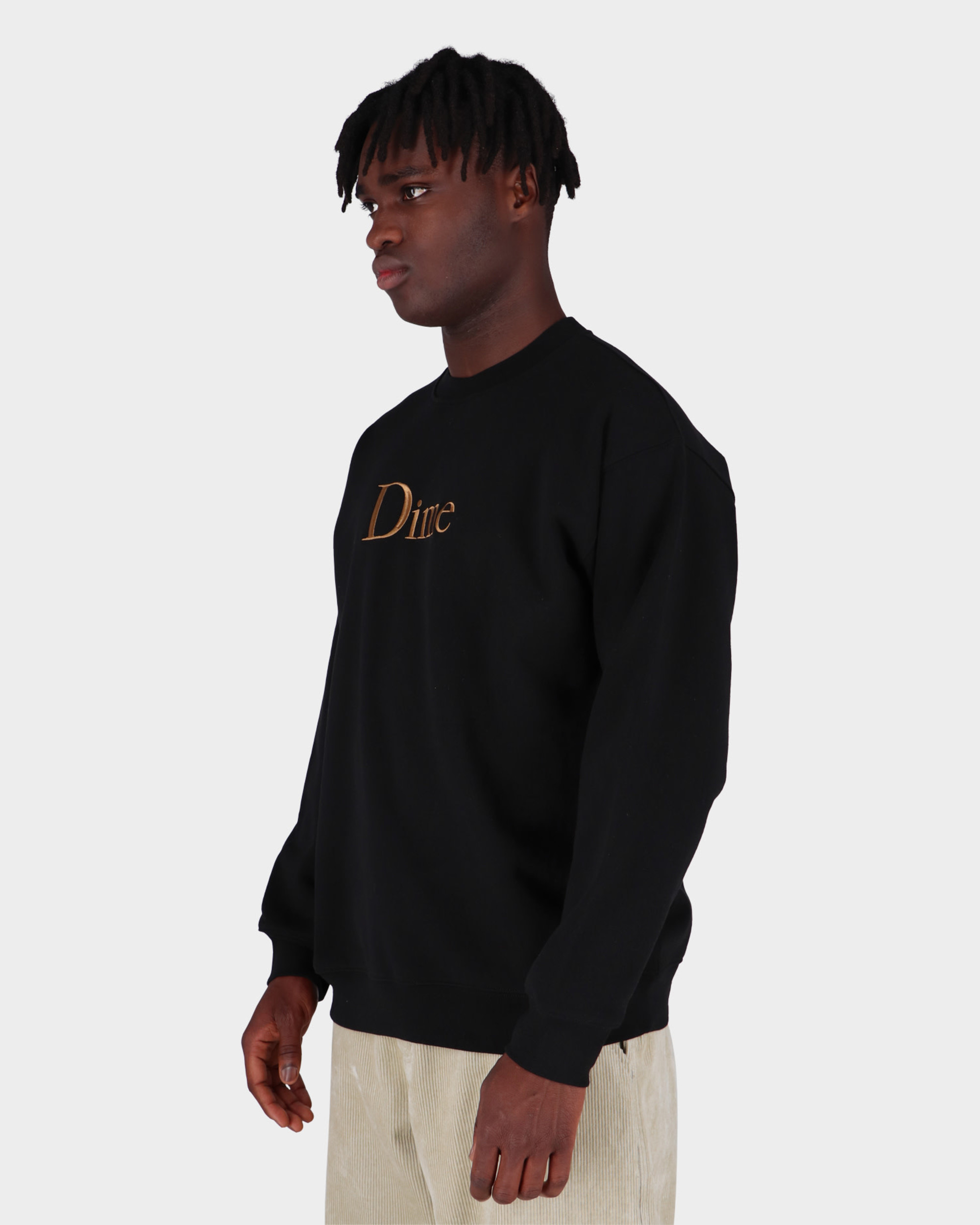 Dime Big Logo Crewneck Black