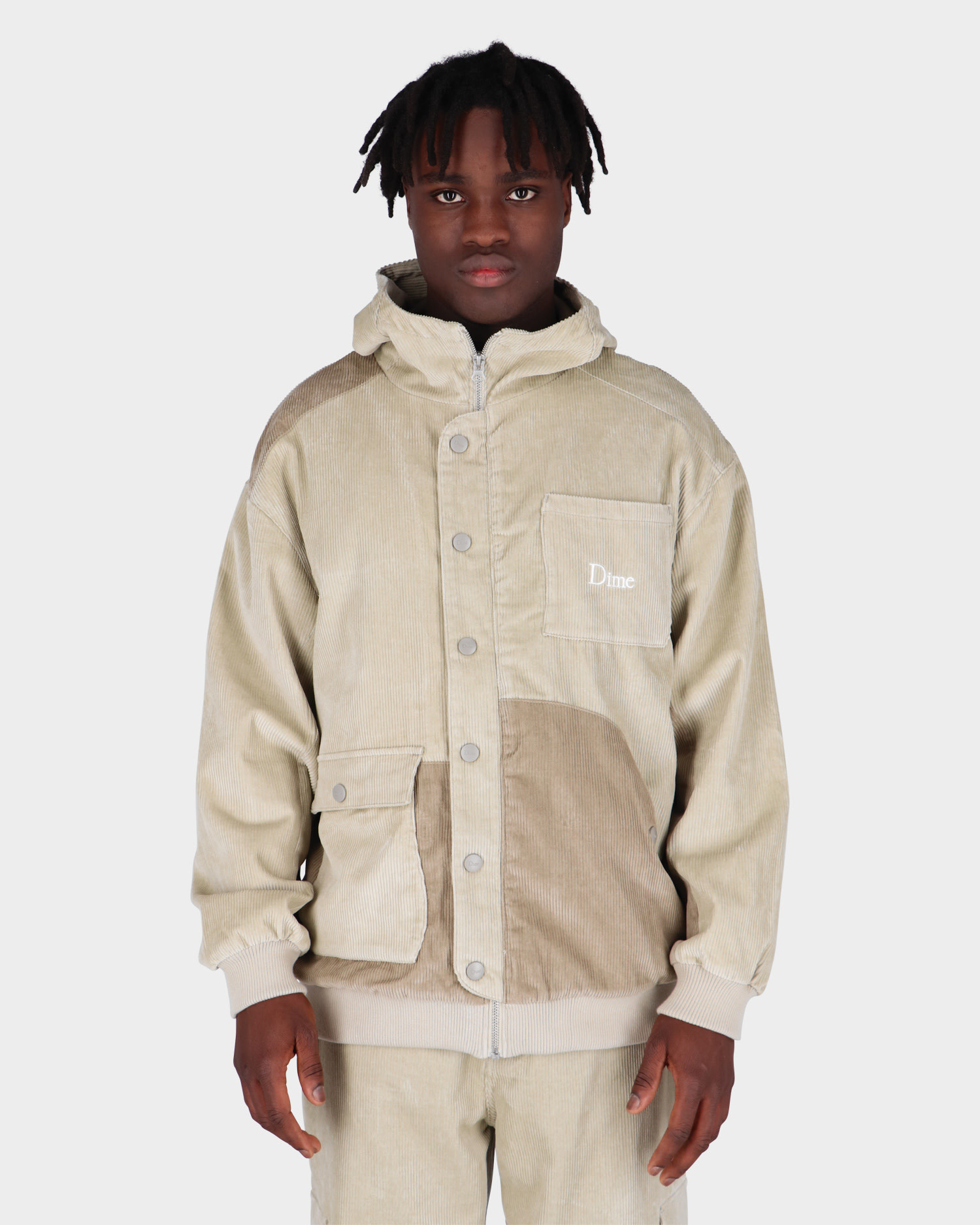 tan jacket with hood