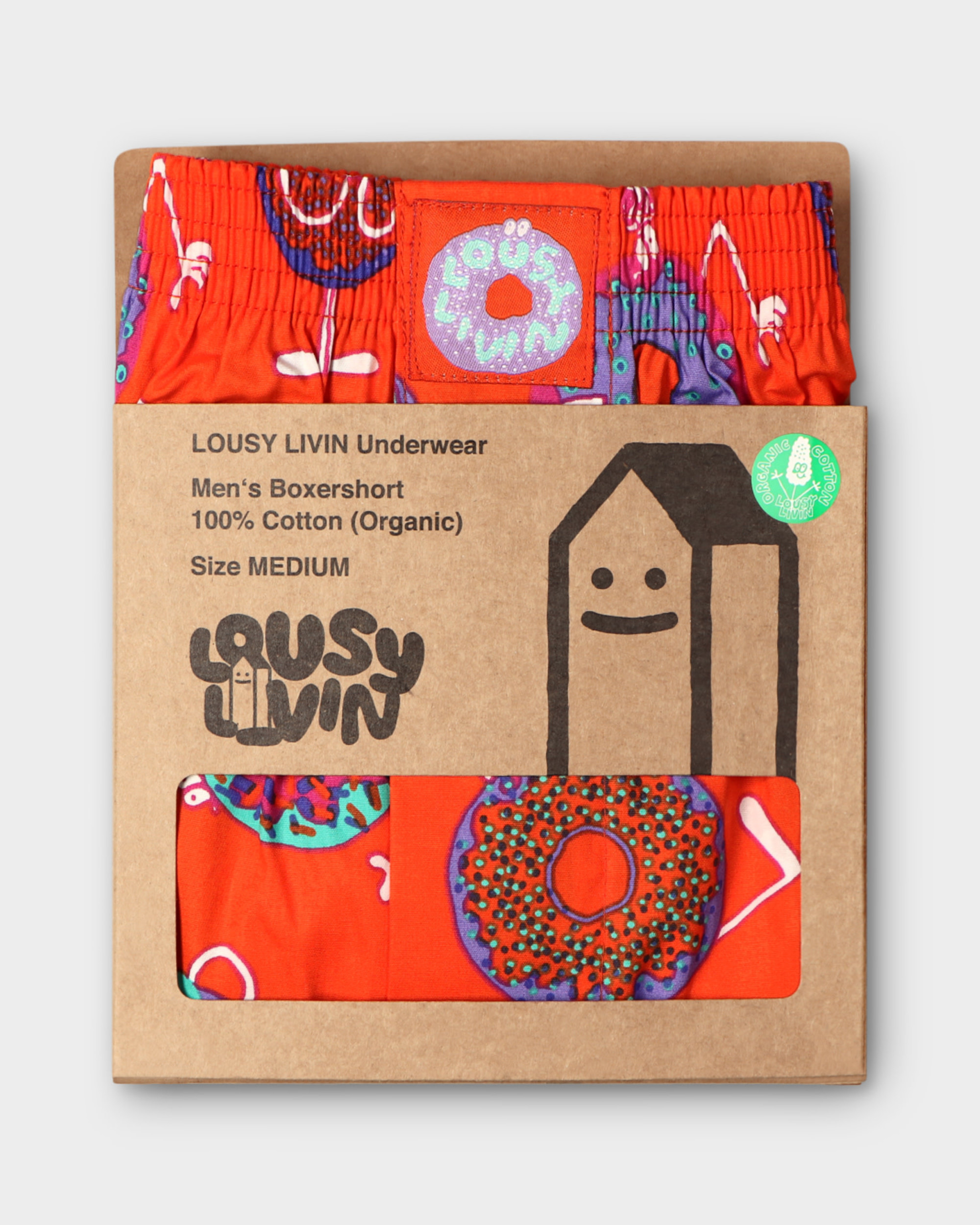 Lousy Livin "Donut" Boxershort Red