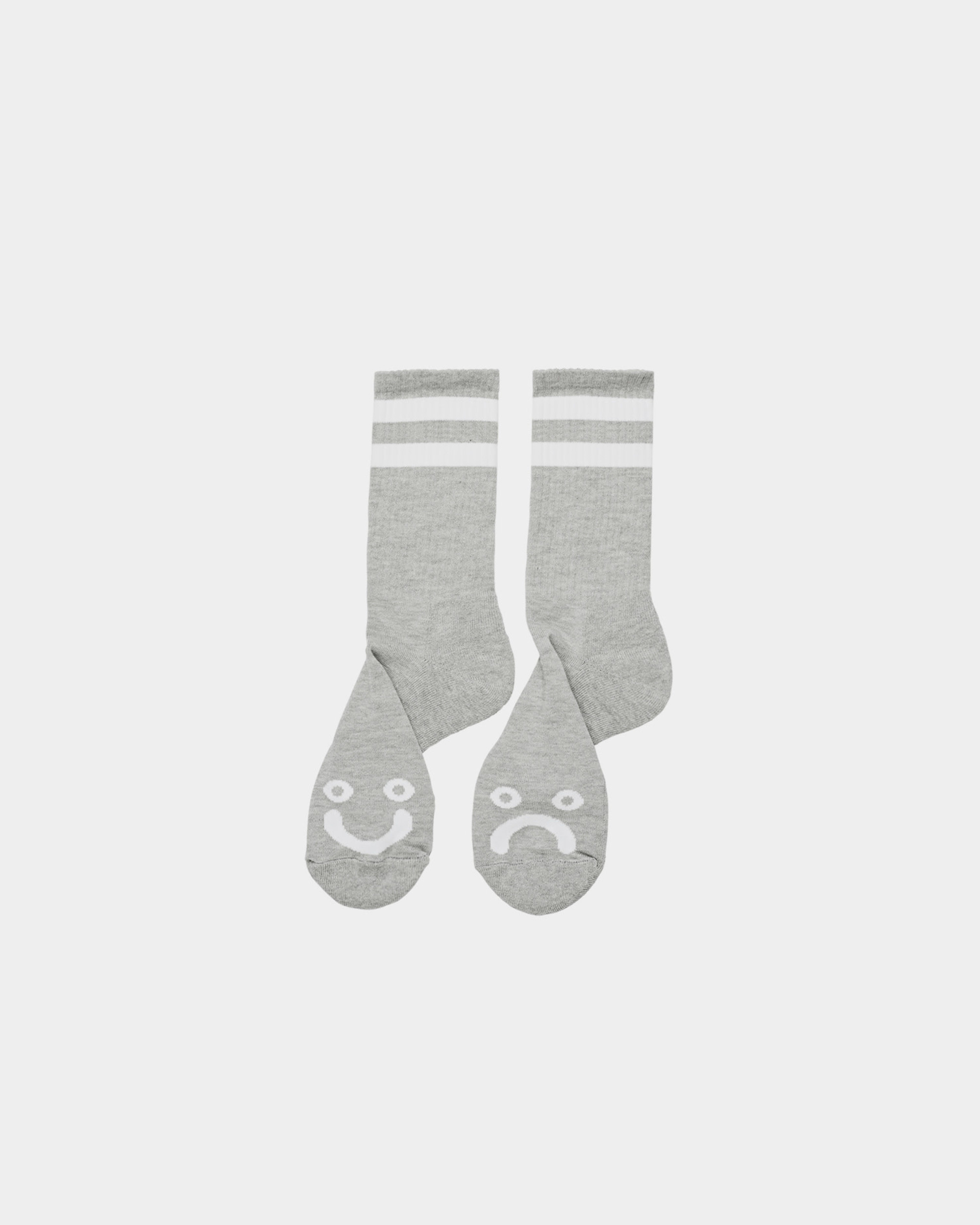 Polar Happy Sad Socks Heather Grey