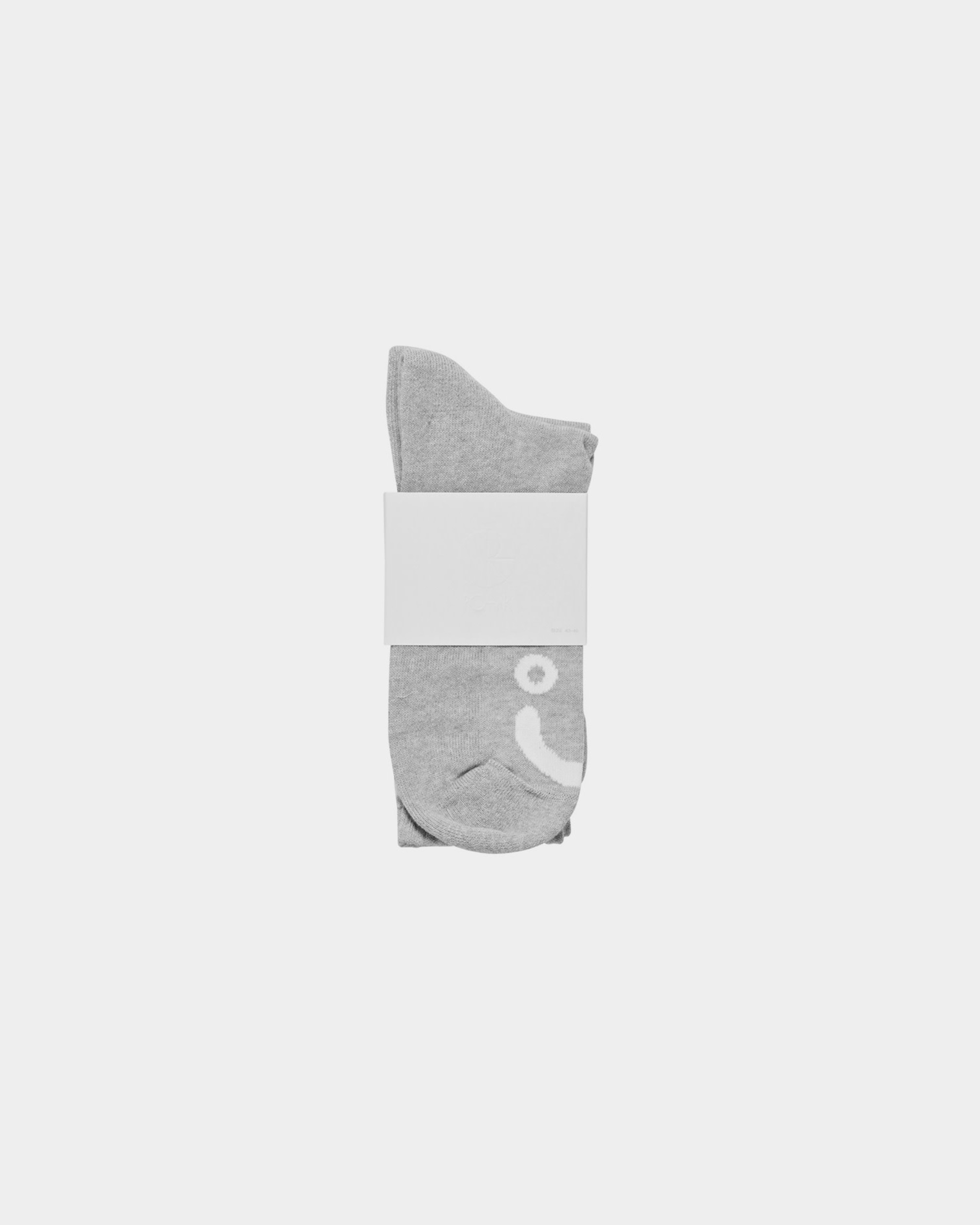 Polar Happy Sad Socks Heather Grey