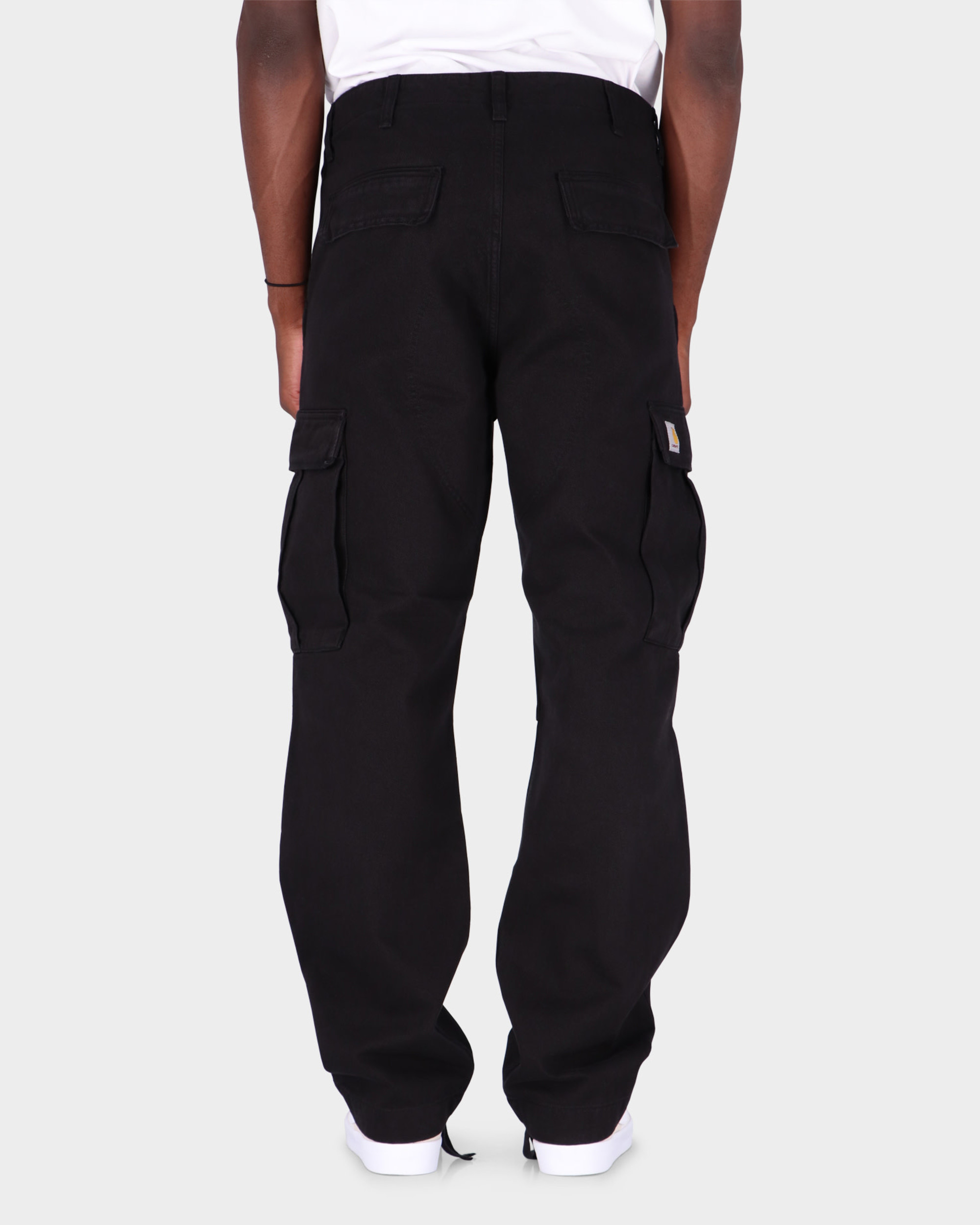 Carhartt Regular Cargo Pant Black Garment Dyed