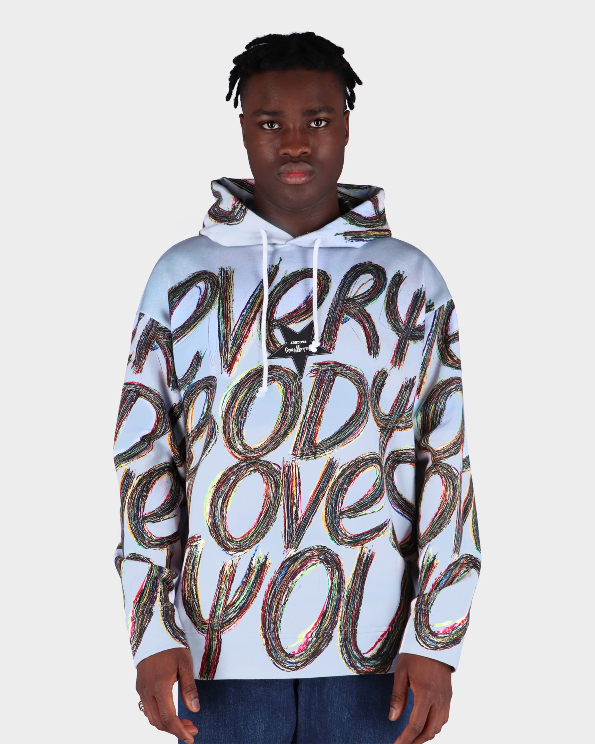 Paccbet x Slava Mogutin  Cotton Printed Hoodie Multi