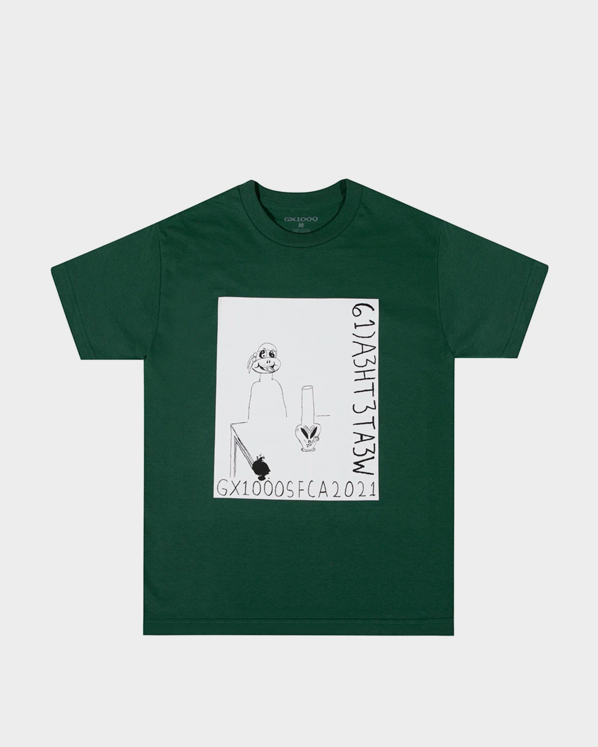 GX1000 61A3HT3A3W T-shirt Forest Green