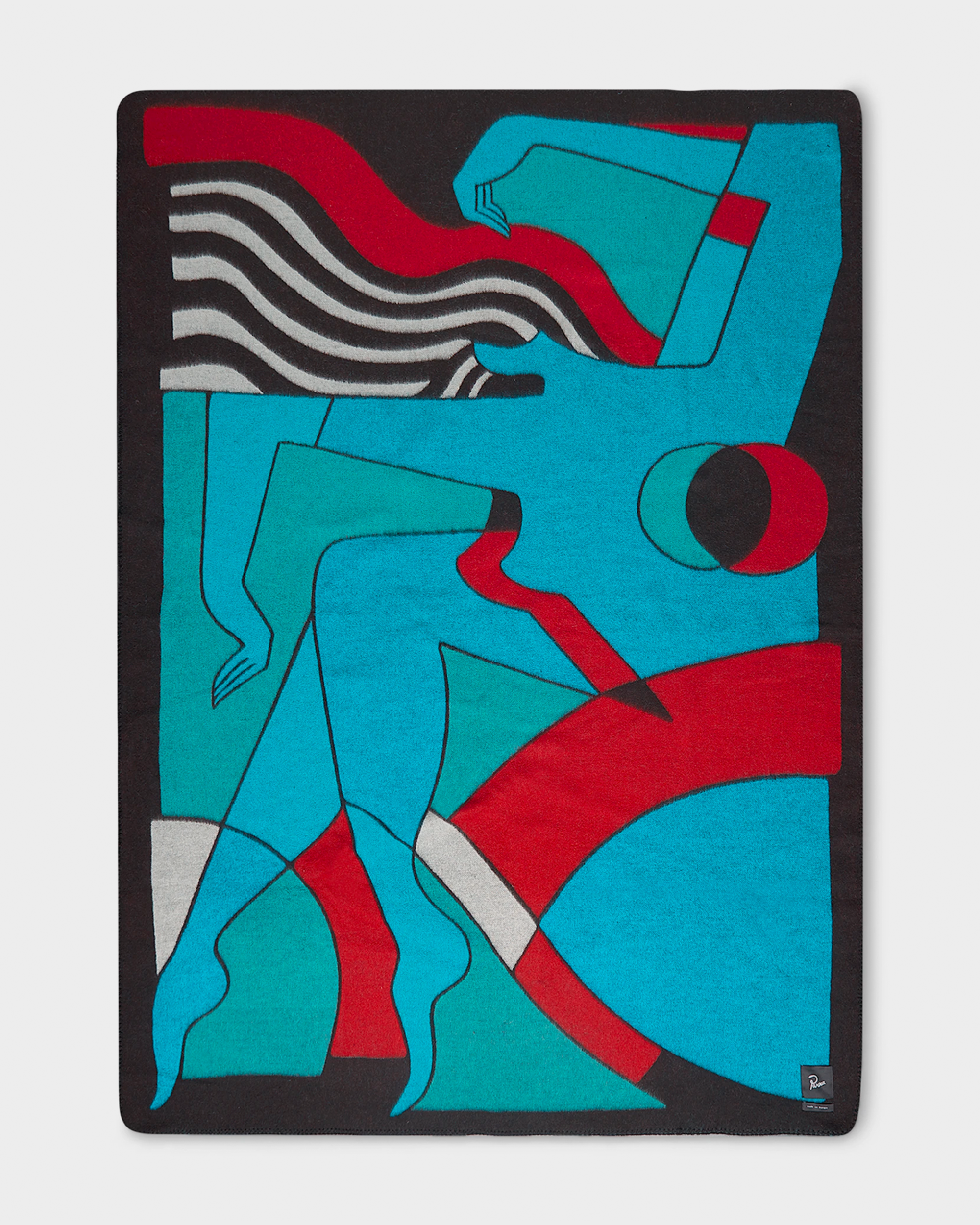 Parra Trapped Wool Blanket Multi