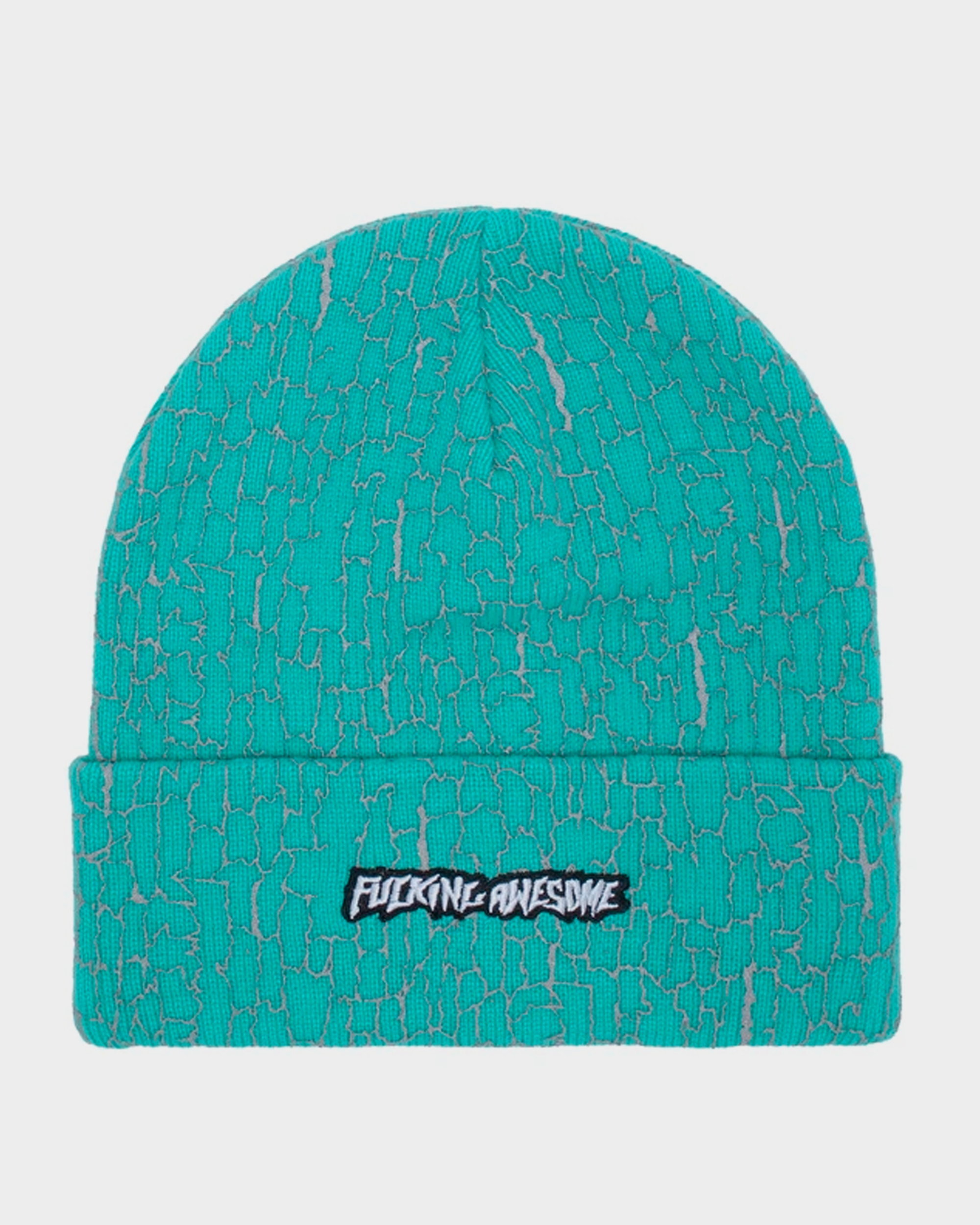 Fucking Awesome Everyday Camo Cuff Beanie Turquoise